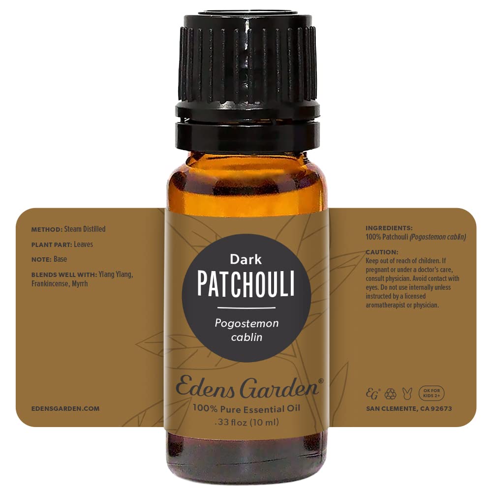 Patchouli Dark Essential Oil โ Edens Garden 10 ml, Pure & Therapeutic