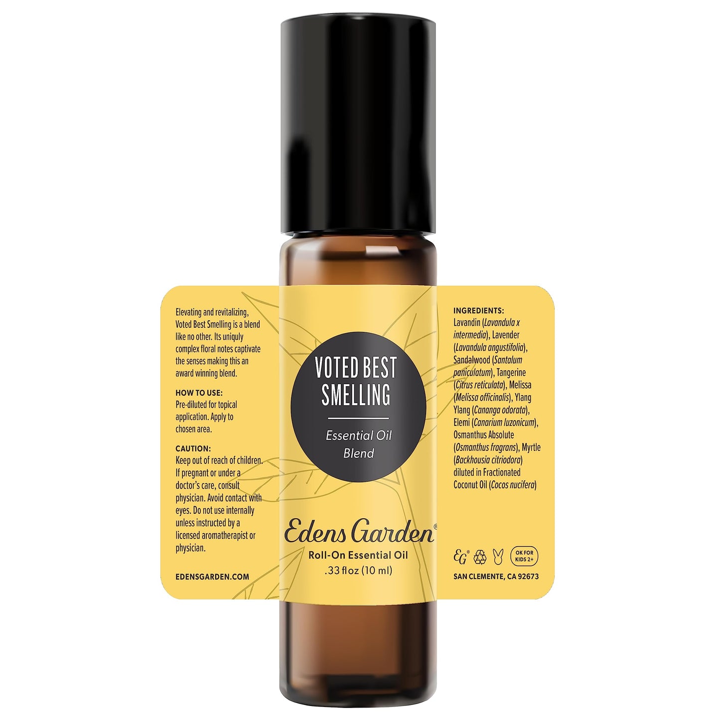 Edens Garden Best Smelling Essential Oil Roll-On Blend โ 100% Pure, Pre-Diluted 10 ml