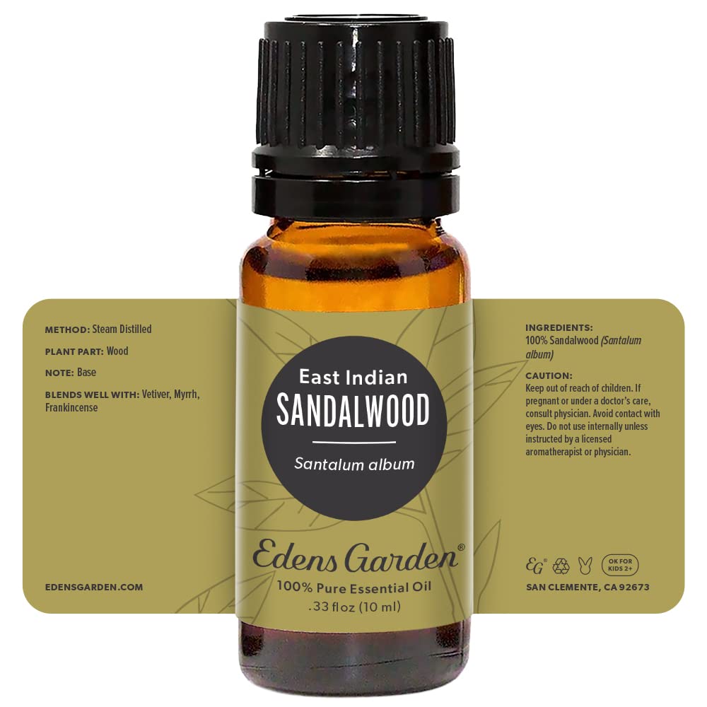 Edens Garden Sandalwood Essential Oil โ 100% Pure Premium Grade (10 ml)