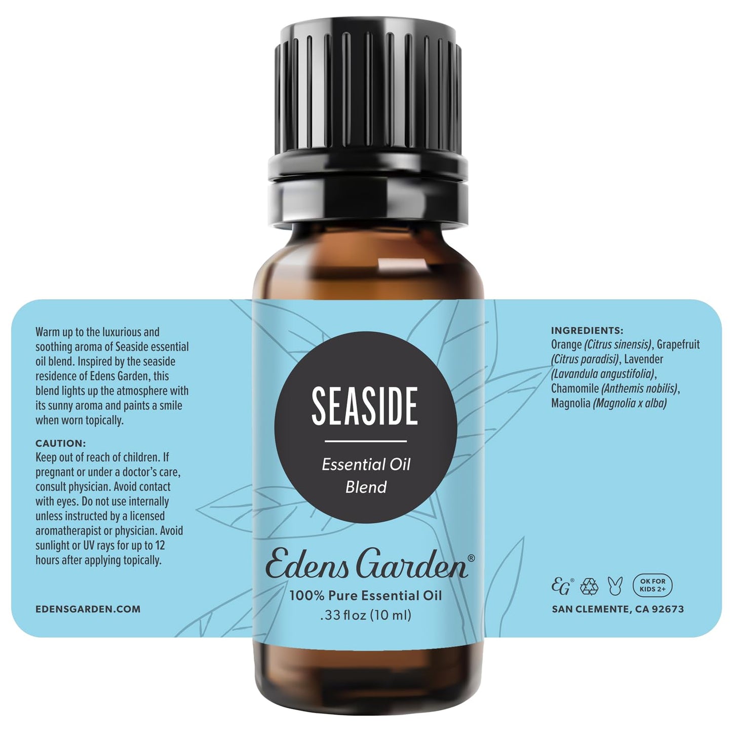 Seaside Essential Oil Blend by Edens Garden โ 100% Pure, Premium Grade (10 ml)