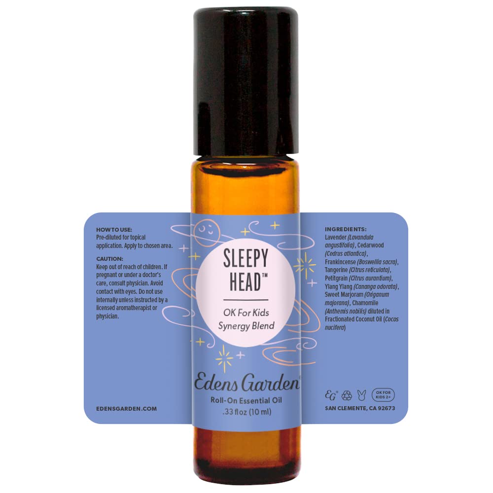 Sleepy Head Roll-On for Kids โ Edens Garden | 10 ml Pure Essential Oil Blend