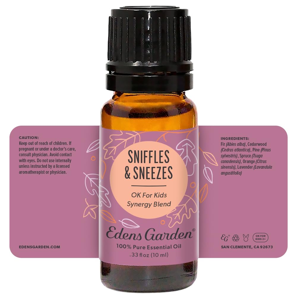 Edens Garden Sniffles & Sneezes Essential Oil Blend โ 10 ml, 100% Pure