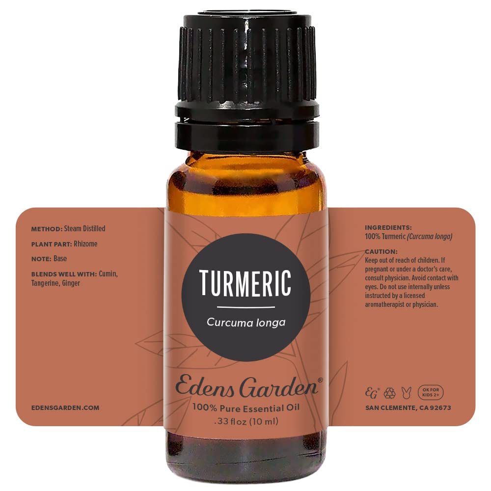 Edens Garden Turmeric Essential Oil โ 100% Pure, Premium Grade, 10 mL