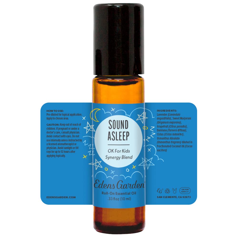 Edens Garden Sound Asleep Roll-On โ 10 ml, 5% Diluted Essential Oils