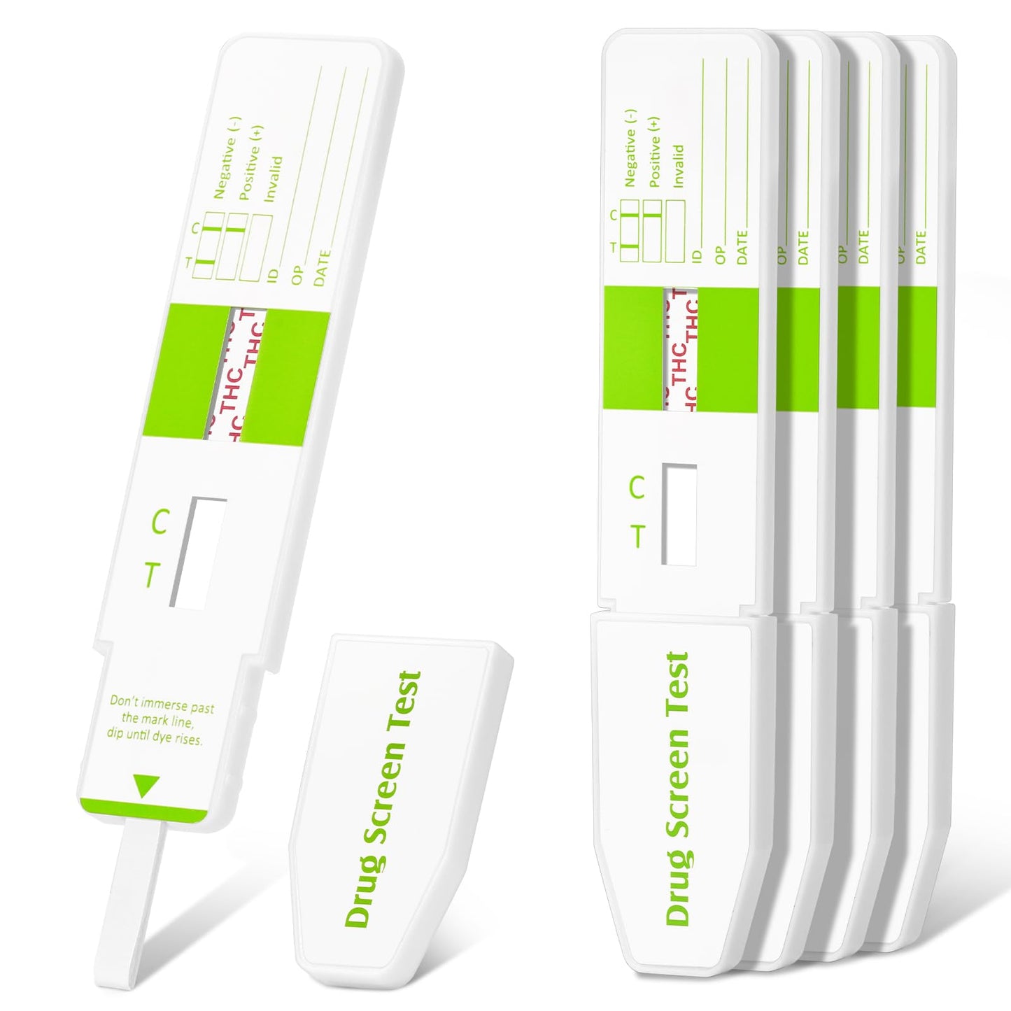 Easy@Home THC Dip Card Kit β Urine Test Strips, 50 ng/mL, EDTH-115 (Pack of 5)