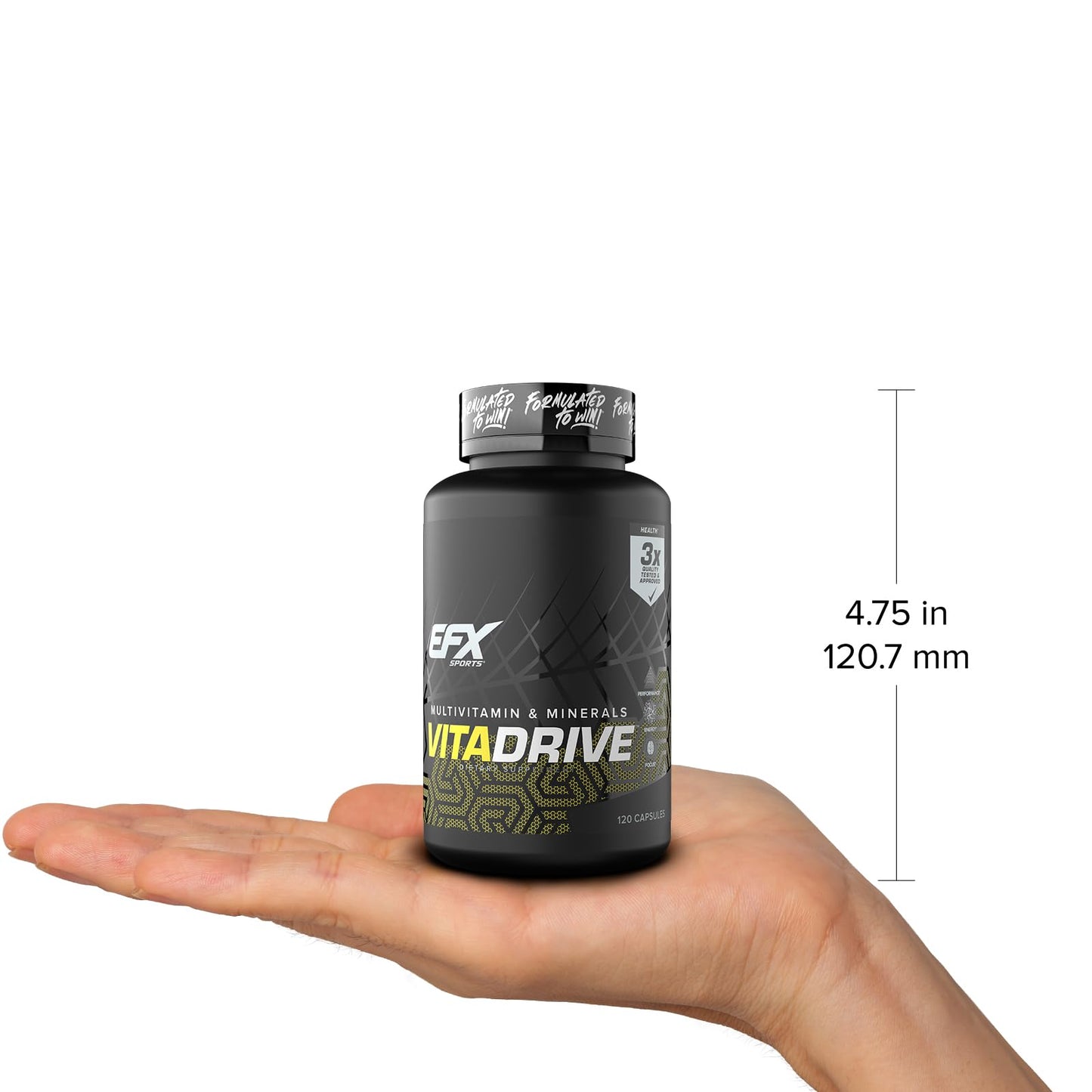 EFX Sports Vita Drive โ Athlete Multivitamin, 30 Servings, 120 Capsules
