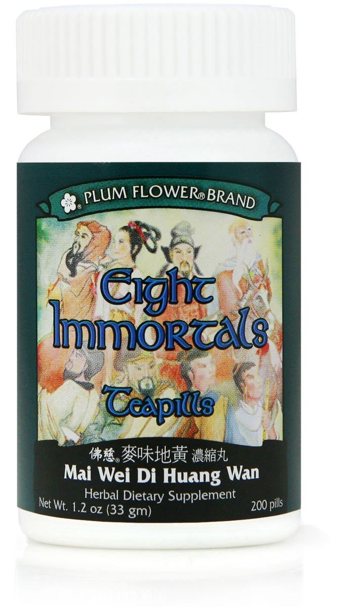 Eight Immortals Teapills (Mai Wei Di Huang Wan) โ 200 ct by Plum Flower