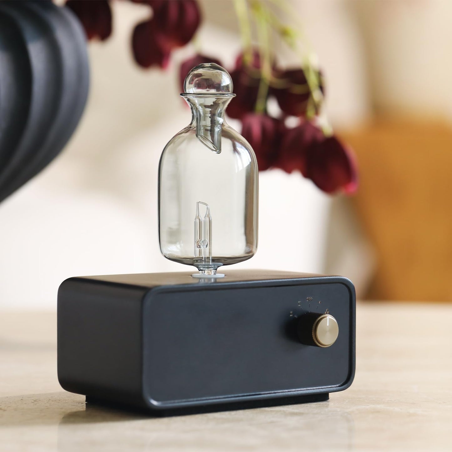 EldEast Aromatherapy Diffuser β Portable Waterless Nebulizing Diffuser with Timer & Auto Shut-Off