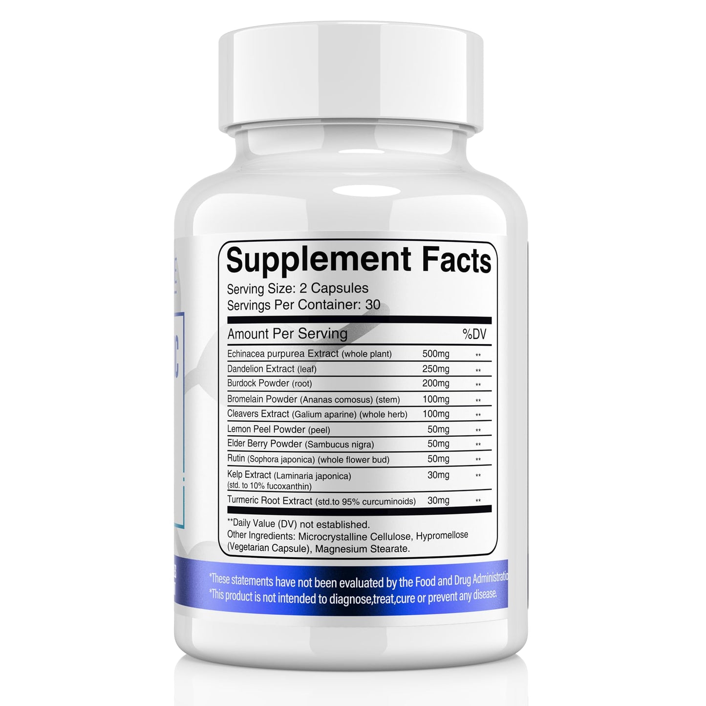 ELERULE Lymphatic Support โ Lymph Drainage & Immune Support, 60 Capsules