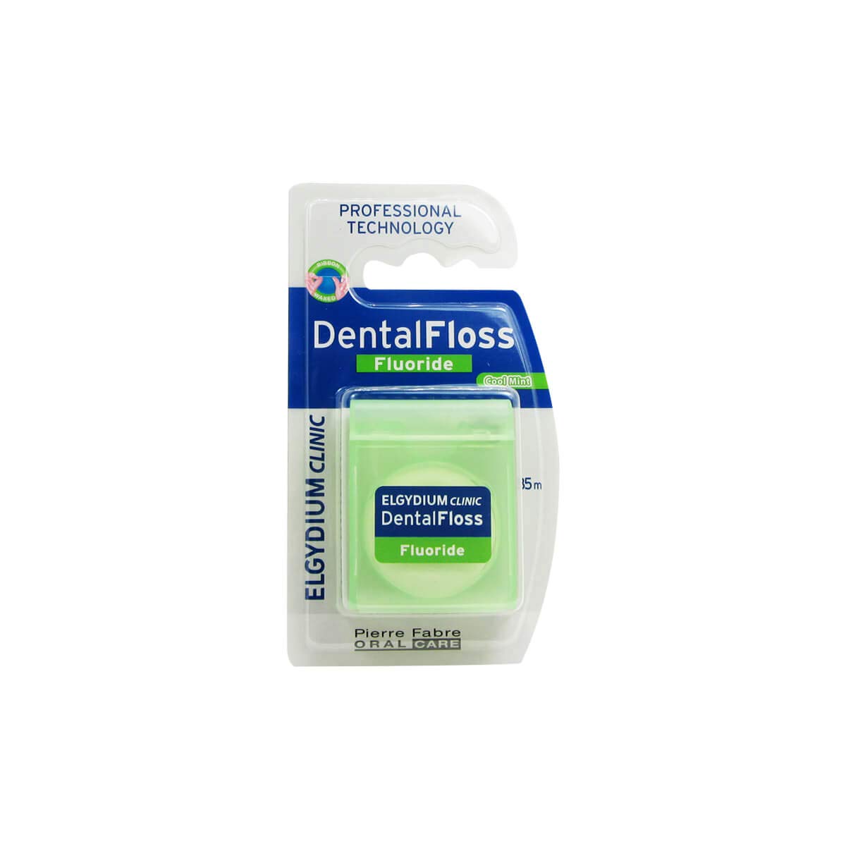 Elgydium Clinic Floss Mint 35m โ Waxed Mint Dental Floss