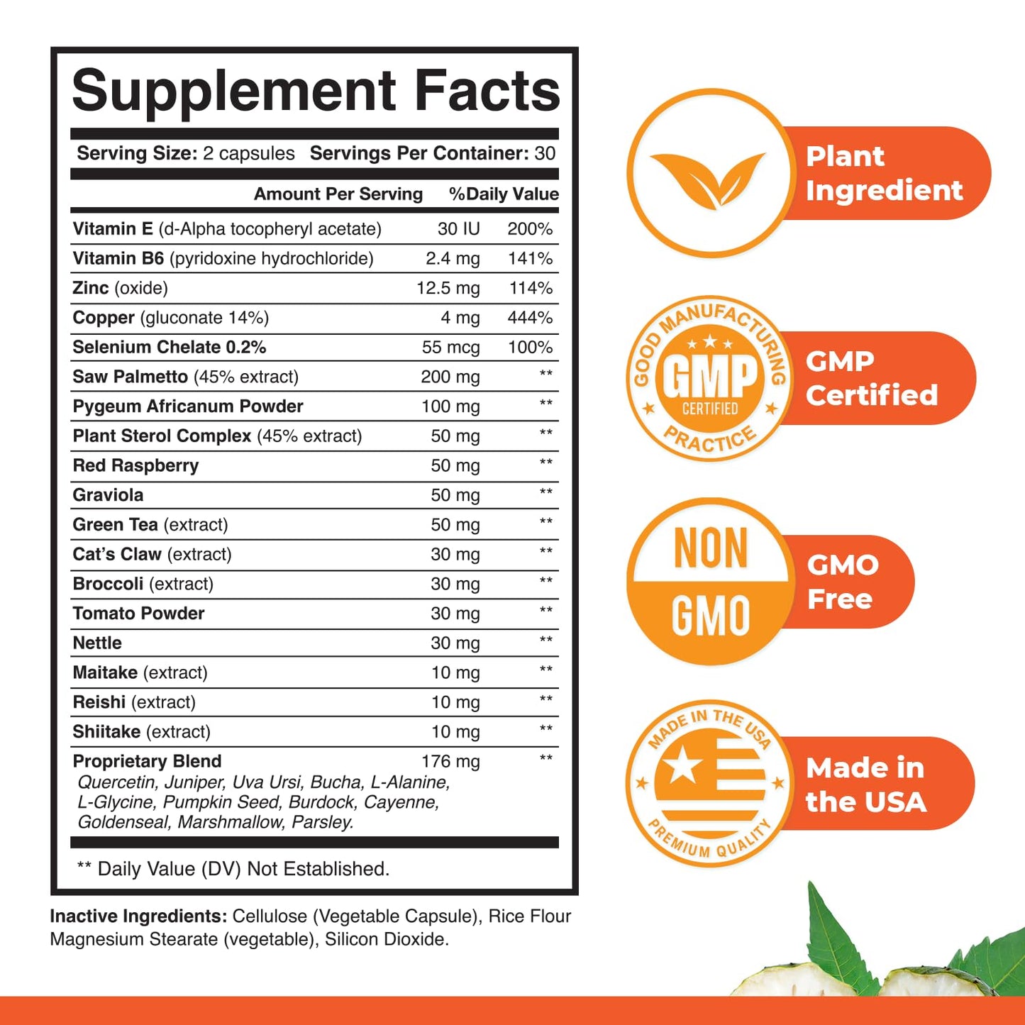 EliteXtreme Health Supplement โ Natural Formula with Saw Palmetto, Plant Sterols, Zinc, and Vitamins | Non-GMO, Made in USA, 60 Capsules (6-Month Supply)