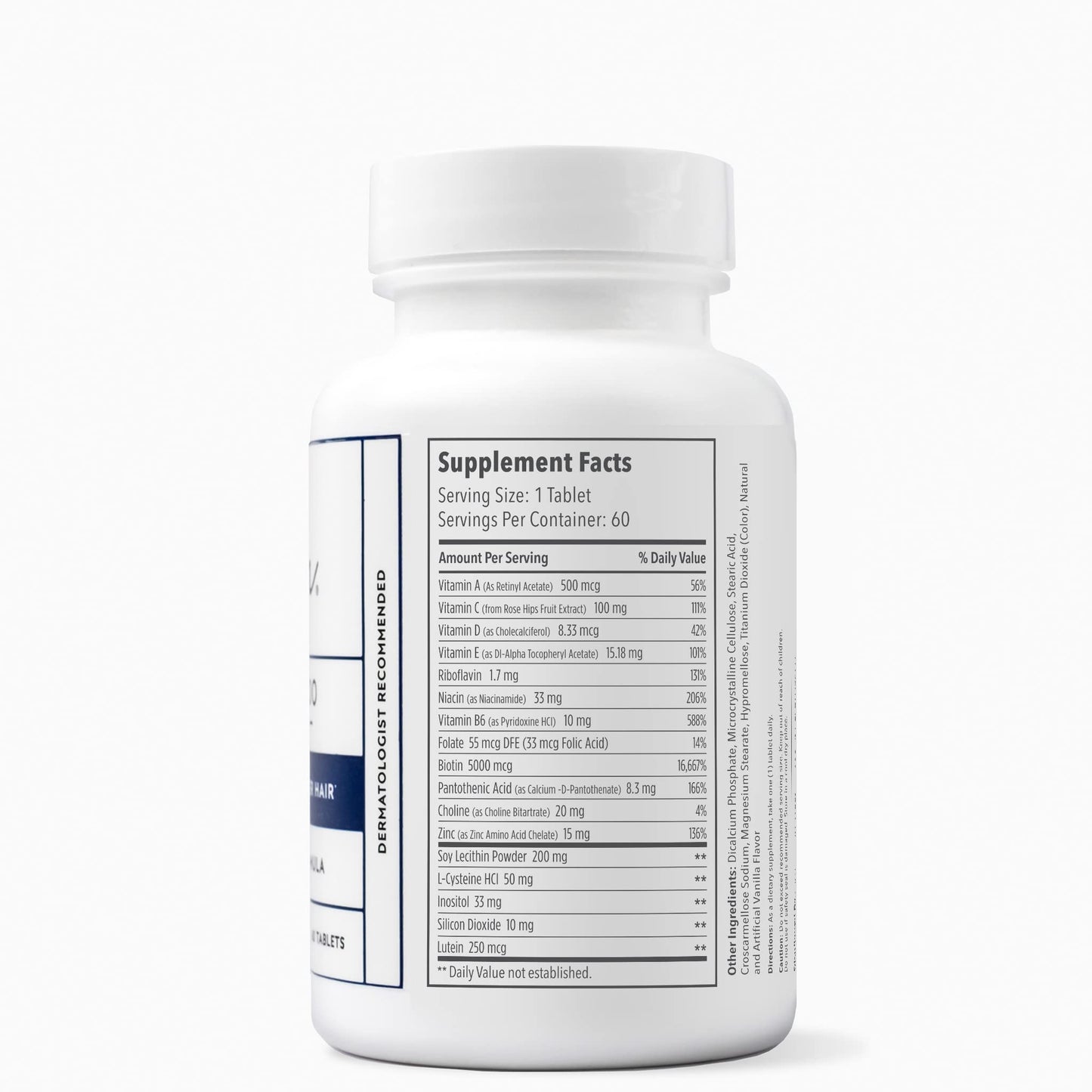 Elon Matrix 5000 Multivitamin โ Biotin 5000mcg for Hair, Skin & Nails (2x60 tablets) | 120-Day Pack