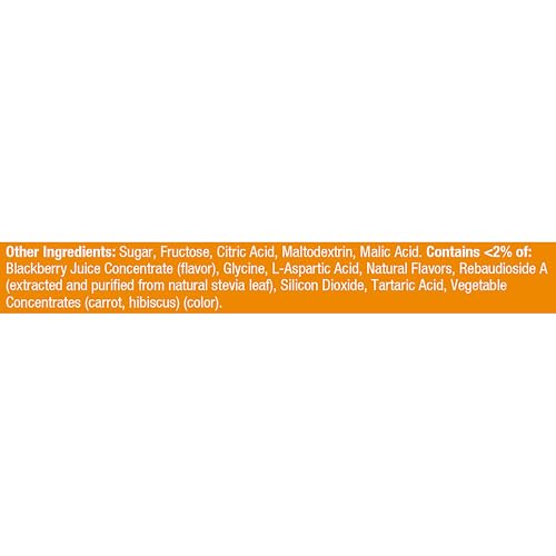 Emergen-C Elderberry Fizzy Drink Mix โ Immune Support, Vitamin C, 18 Count