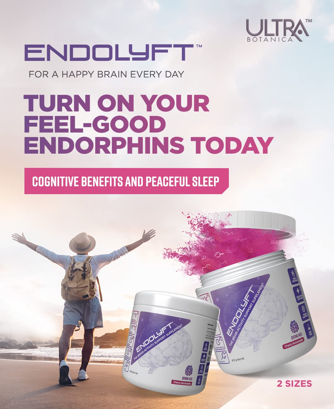 UltraCur Endolyft Focus โ Brain Focus & Memory Support (DL-Phenylalanine) โ 15 Servings