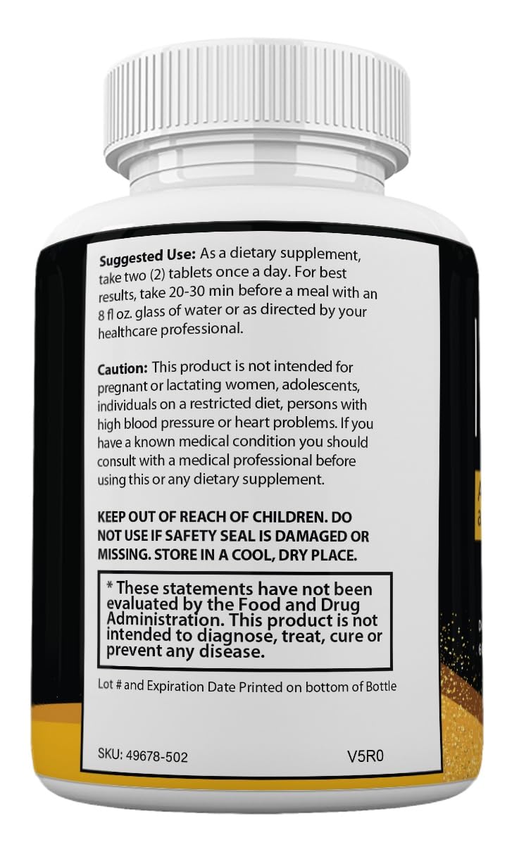 (2 Pack) Male's Growth for Men - Dietary Supplements (120 Tablets)