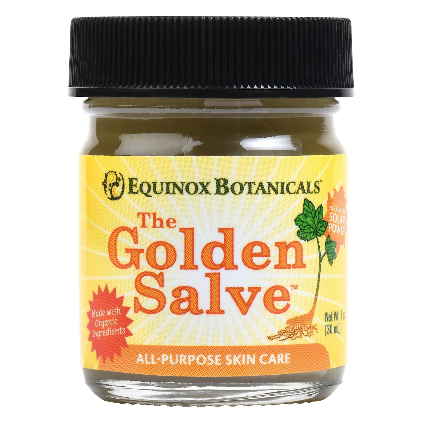 Equinox Botanicals Golden Salve with Propolis โ 1 oz