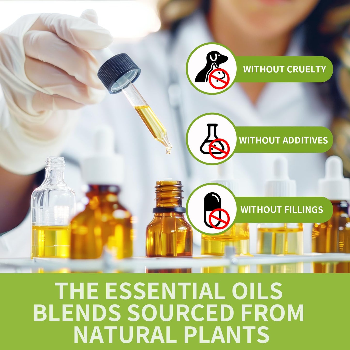 Essential Oil Blends Set β 6x10ml for Diffusers (Spearmint Tea, Calming, Dreams, Relaxing)