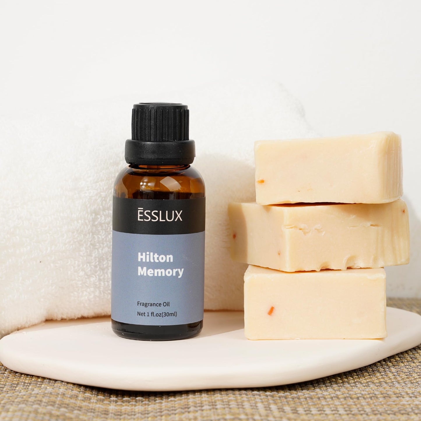 ESSLUX Hilton Memory Diffuser Oil โ Luxury Hotel Fragrance Oil for Diffusers, Soaps & Candles, 30ml