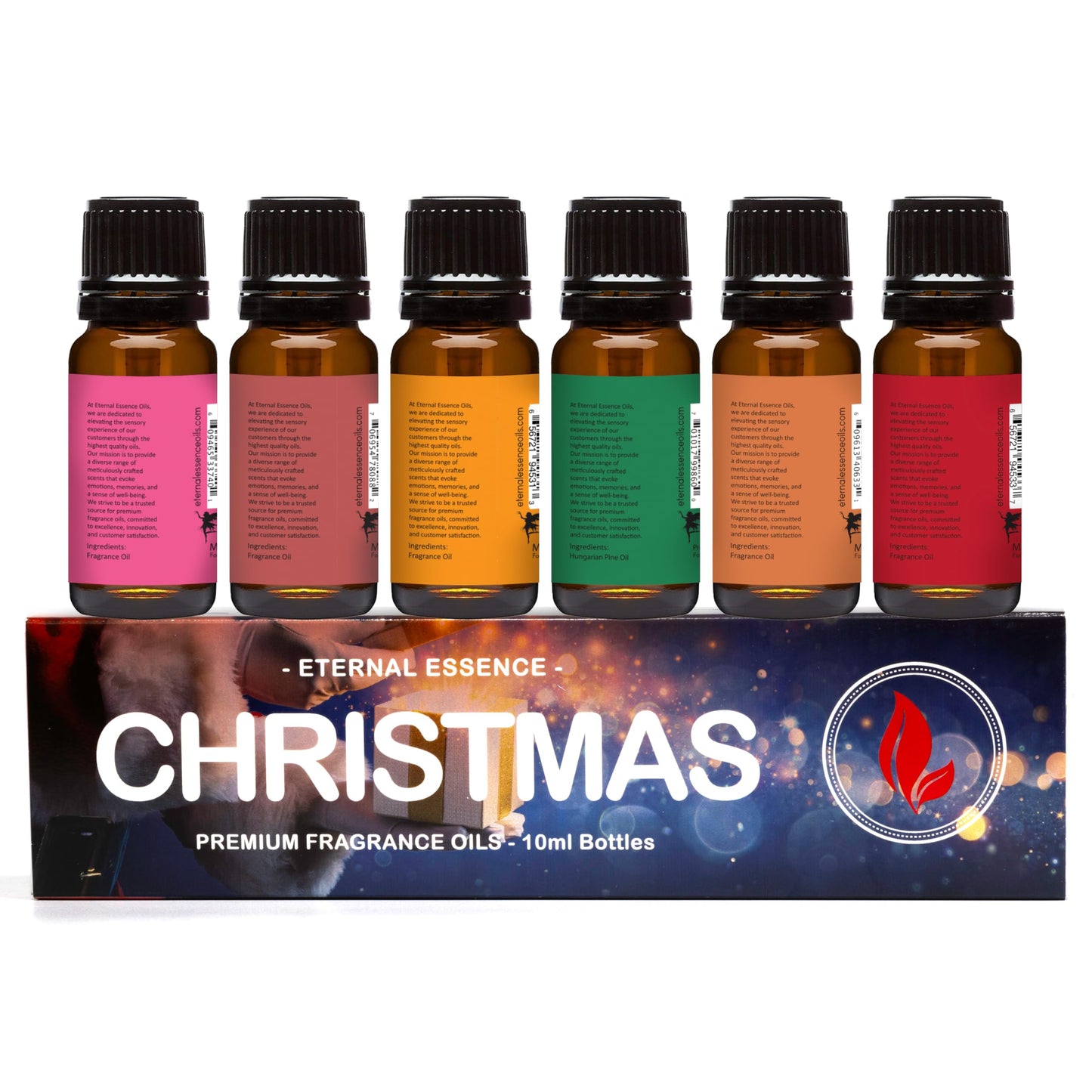 Eternal Essence Oils Christmas Set of 6 Premium Fragrance Oils โ 10ml