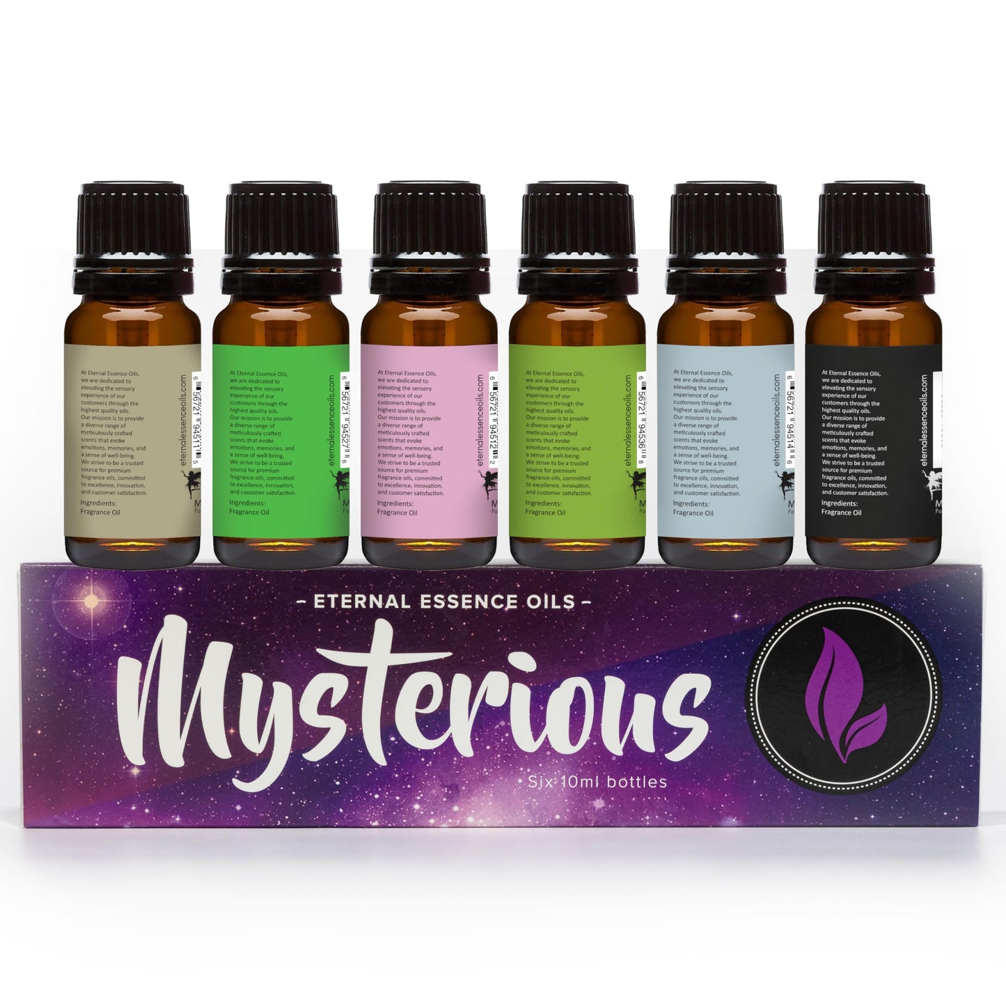 Eternal Essence Oils Mysterious Set โ 6 Premium Fragrance Oils (10ml each)