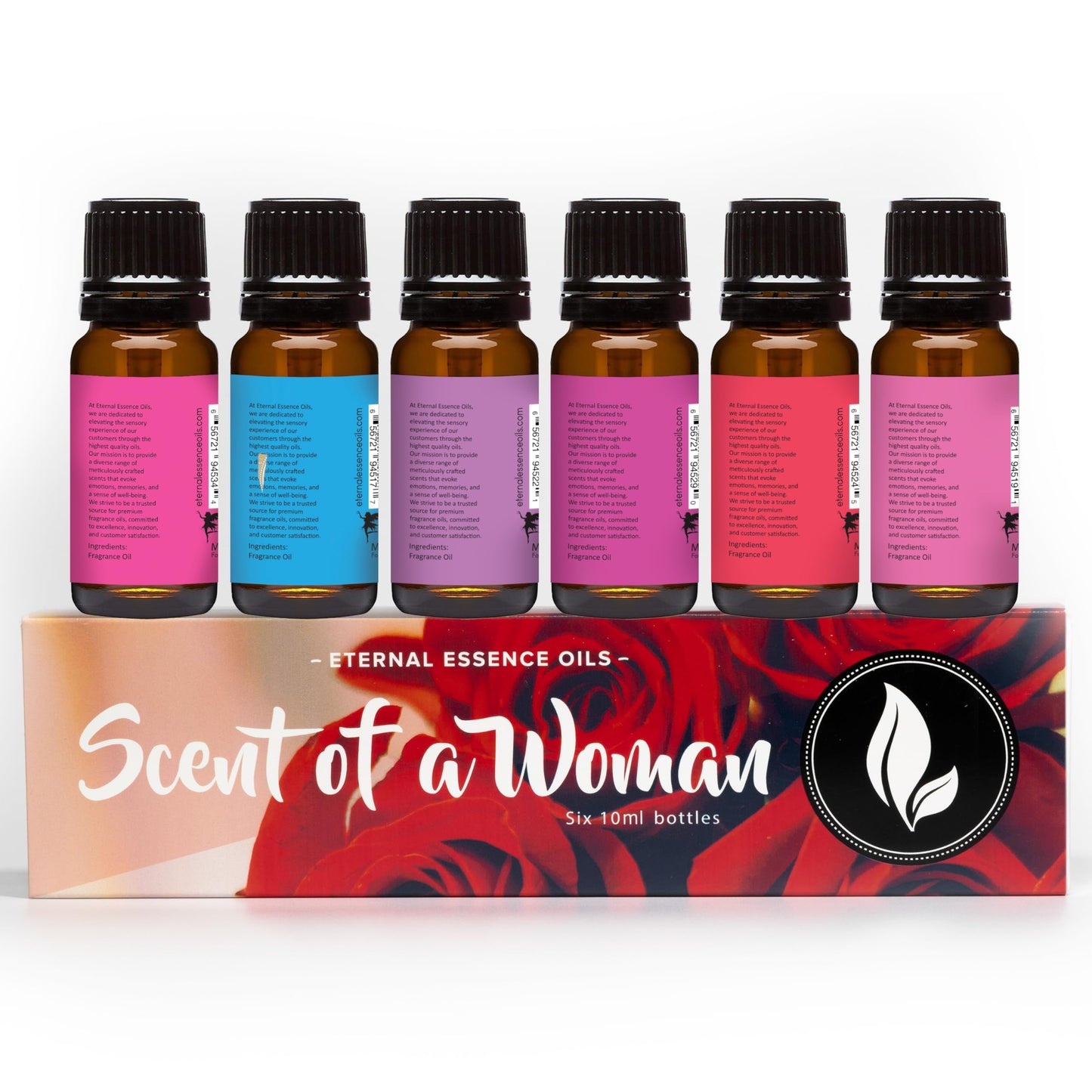 Eternal Essence Oils Scent of a Woman Set โ 6 Premium Fragrance Oils (10ML Each)