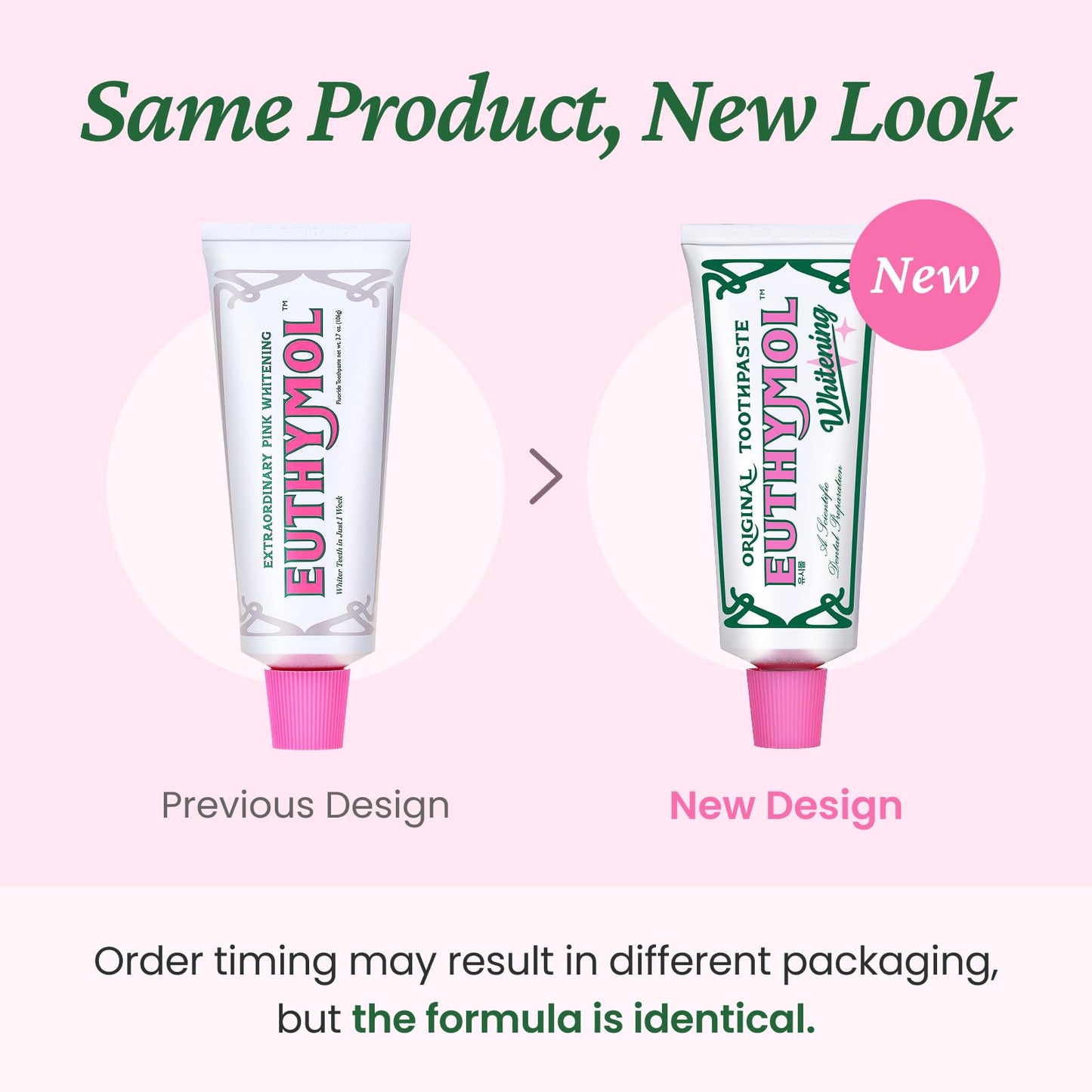 EUTHYMOL Whitening Toothpaste (3.7oz) β Stain Removal in 2 Weeks, Fresh Breath & Cavity Protection