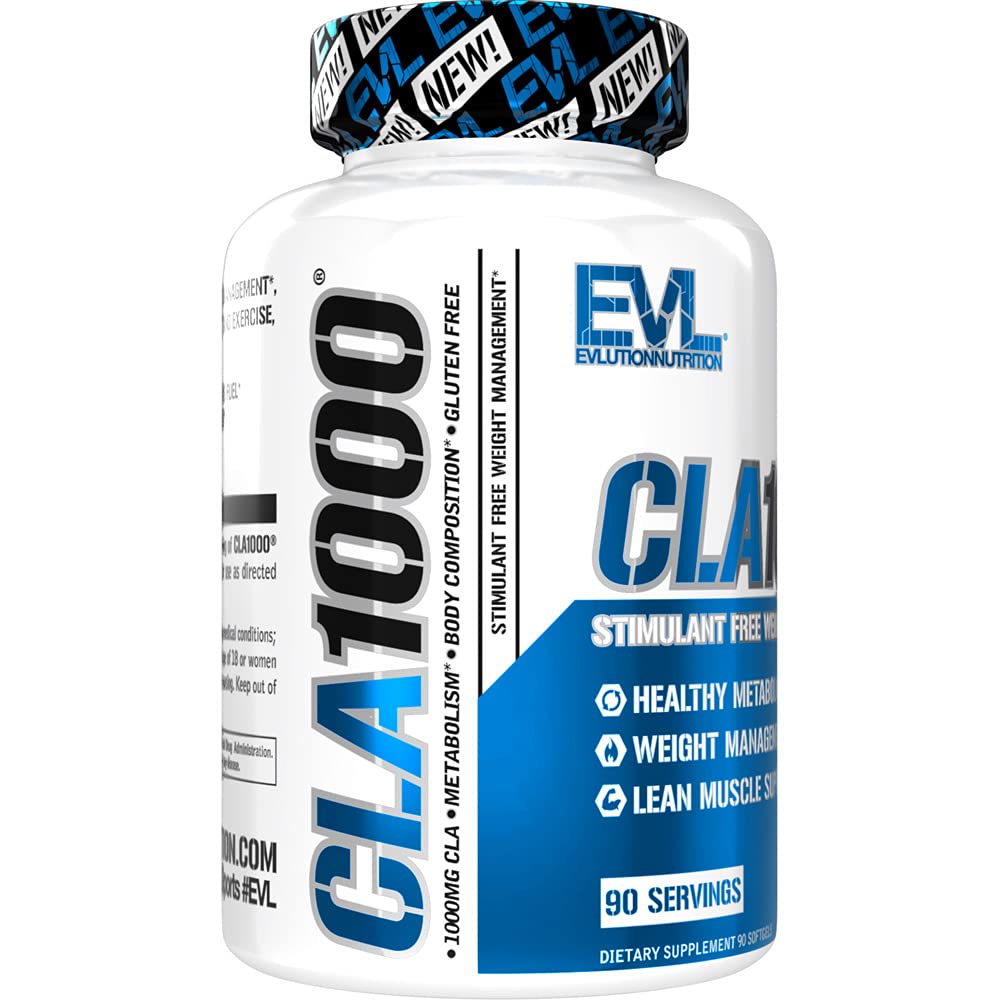Evlution CLA 1000mg Pills โ Fat Burn & Metabolism (Stimulant-Free)