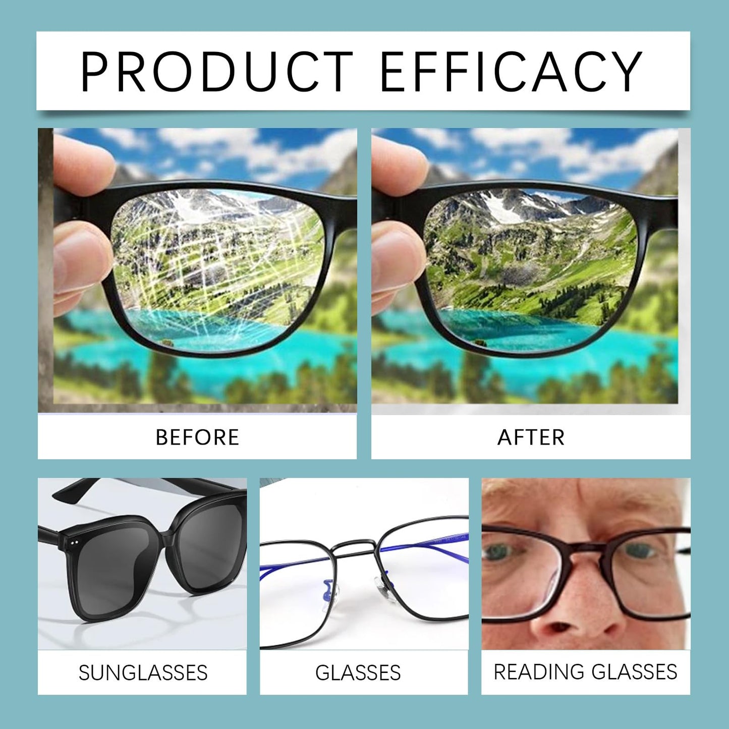 2PCS Eyeglass Scratch Remover โ Lens Scratch Repair for Eyeglasses