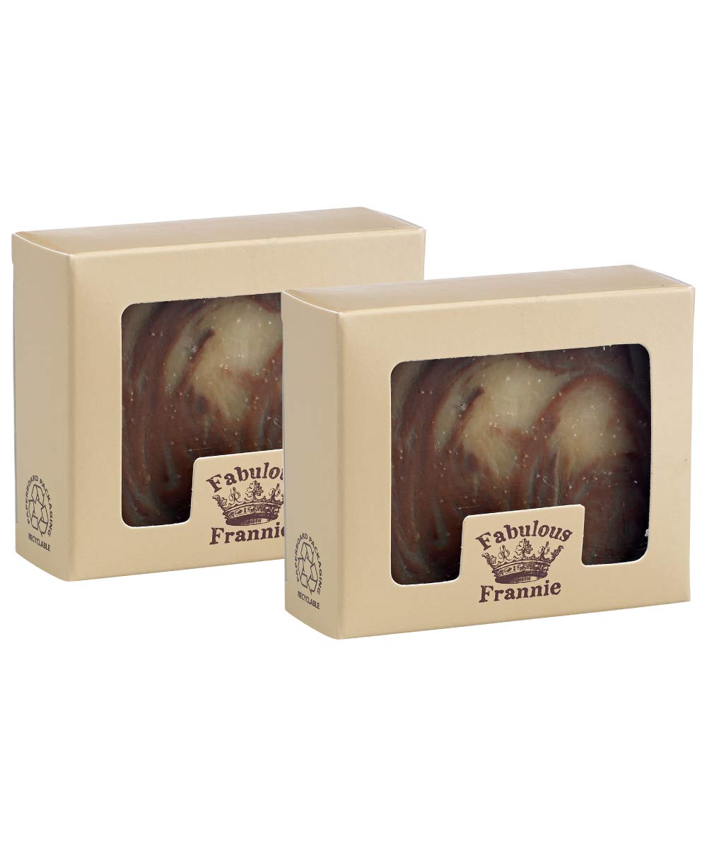 Fabulous Frannie Flower Fields Herbal Soap Gift Set โ Geranium, Lavender & Ylang Ylang, 4 oz Each (Pack of 2)