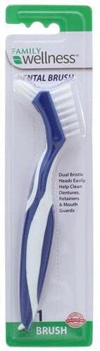Family Wellness Denture Cleaning Brush β Dual Bristle Heads & Deep-Clean Pick