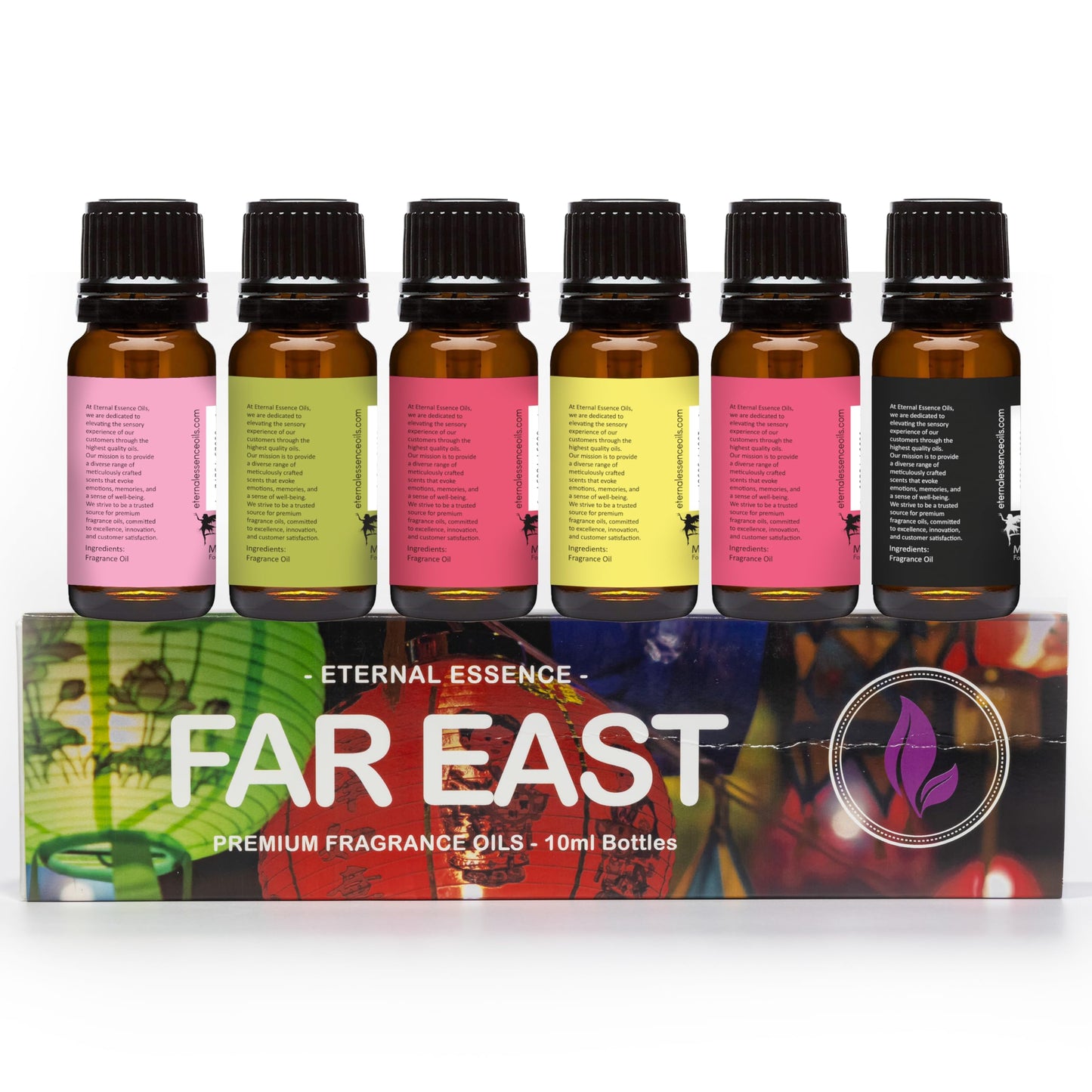 Eternal Essence Oils Far East Set โ 6 Premium Fragrance Oils (10ml each)