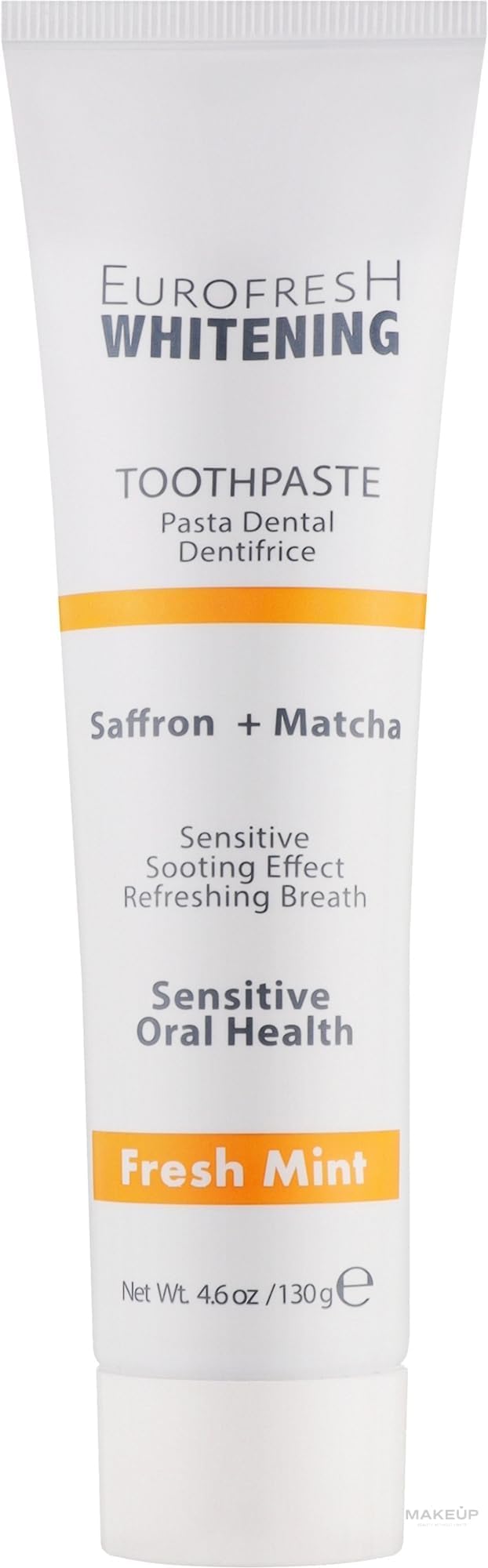 FARMASi EuroFresh Whitening Toothpaste โ Matcha & Saffron (4.6 oz)