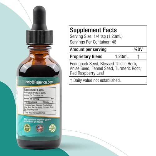 Rejuvica Health NatalNourish โ Advanced Lactation Support Liquid for Milk Supply