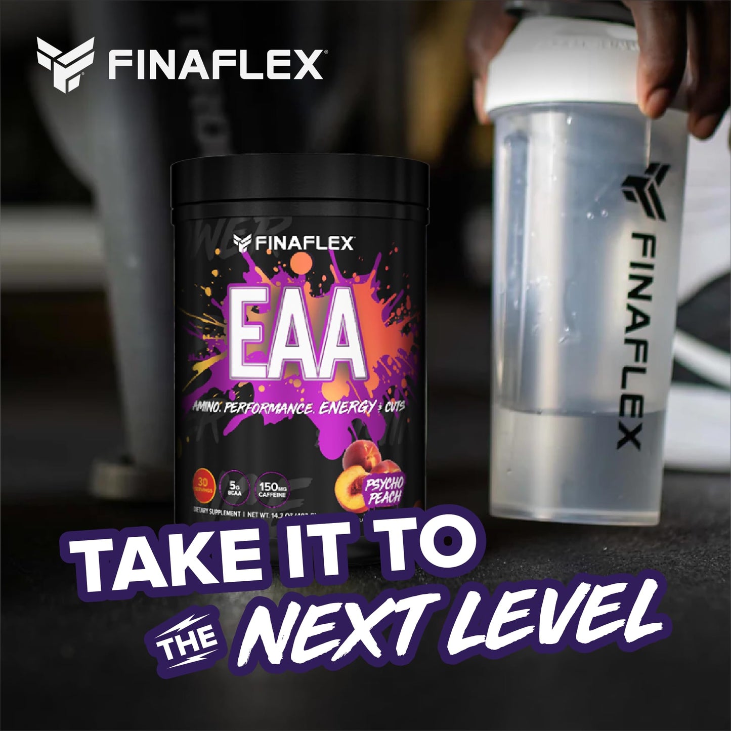 FINAFLEX EAA, Psycho Peach โ 14.2 oz | Promotes Performance, Energy & Cuts