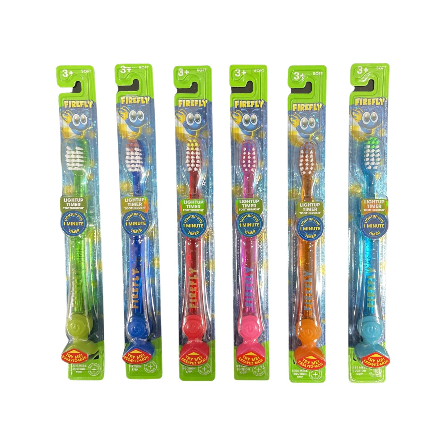 Firefly The Original Flashing Light-Up Timer Toothbrush for Kids โ 12 Count