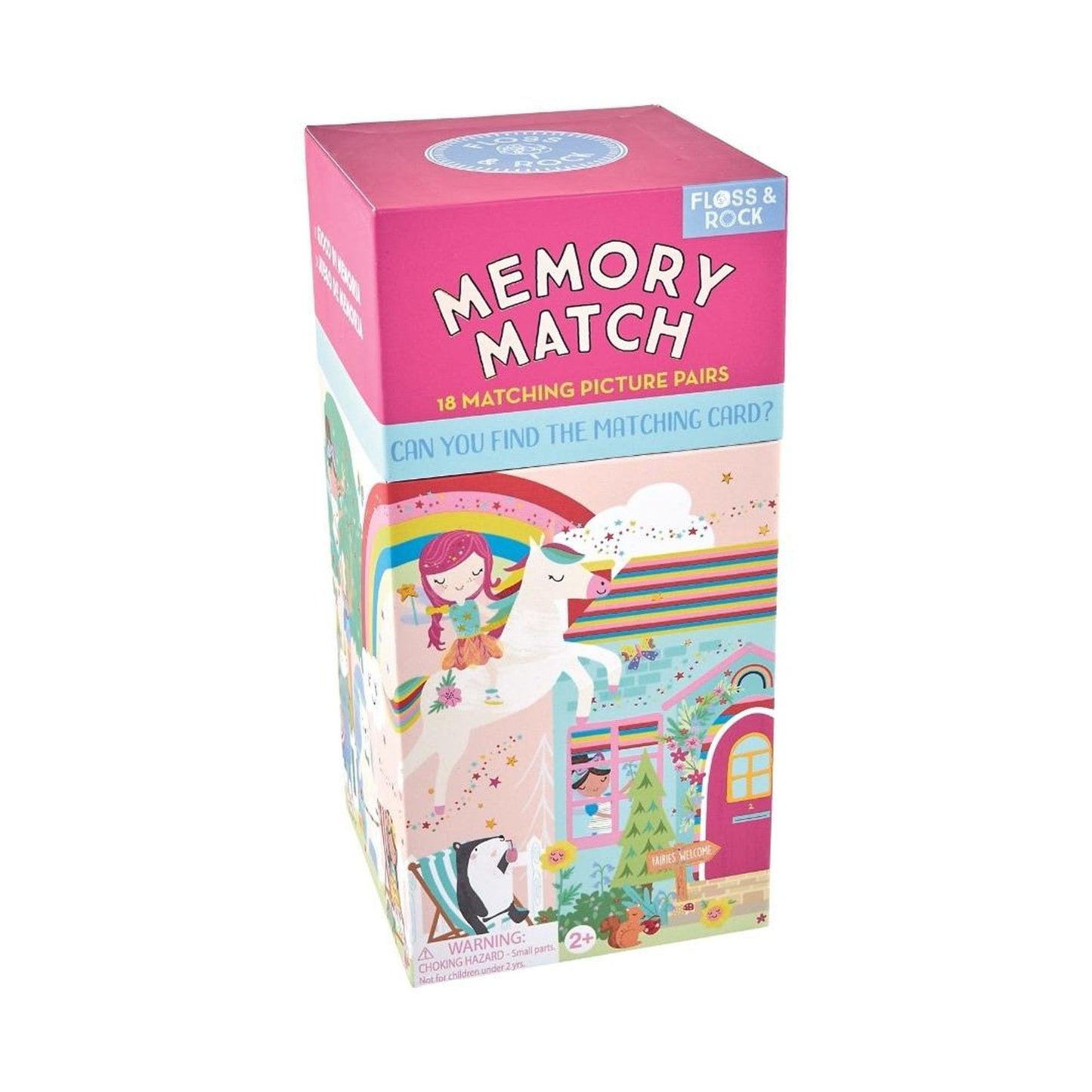 Floss and Rock 44P6444 Memory Match Game (Rainbow Fairy) โ 18 Pairs, 36 Cards