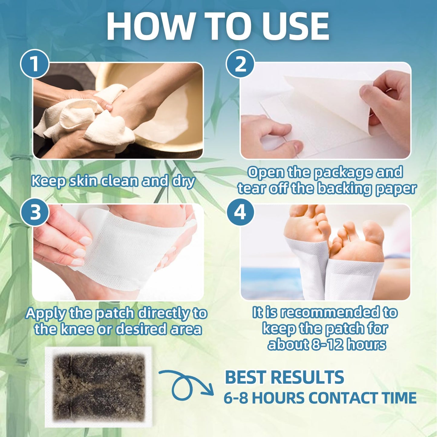 Foot Pads 30 PCS โ Deep Cleansing Foot Patches with Herbal Ingredients