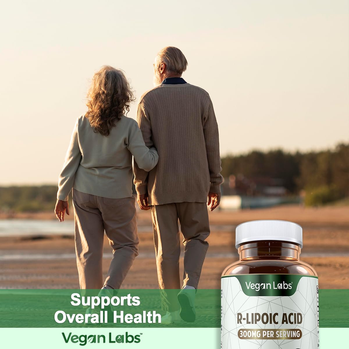 Vegan Labs R-Lipoic Acid 300MG โ 120 Vegan Capsules | 4 Month Supply