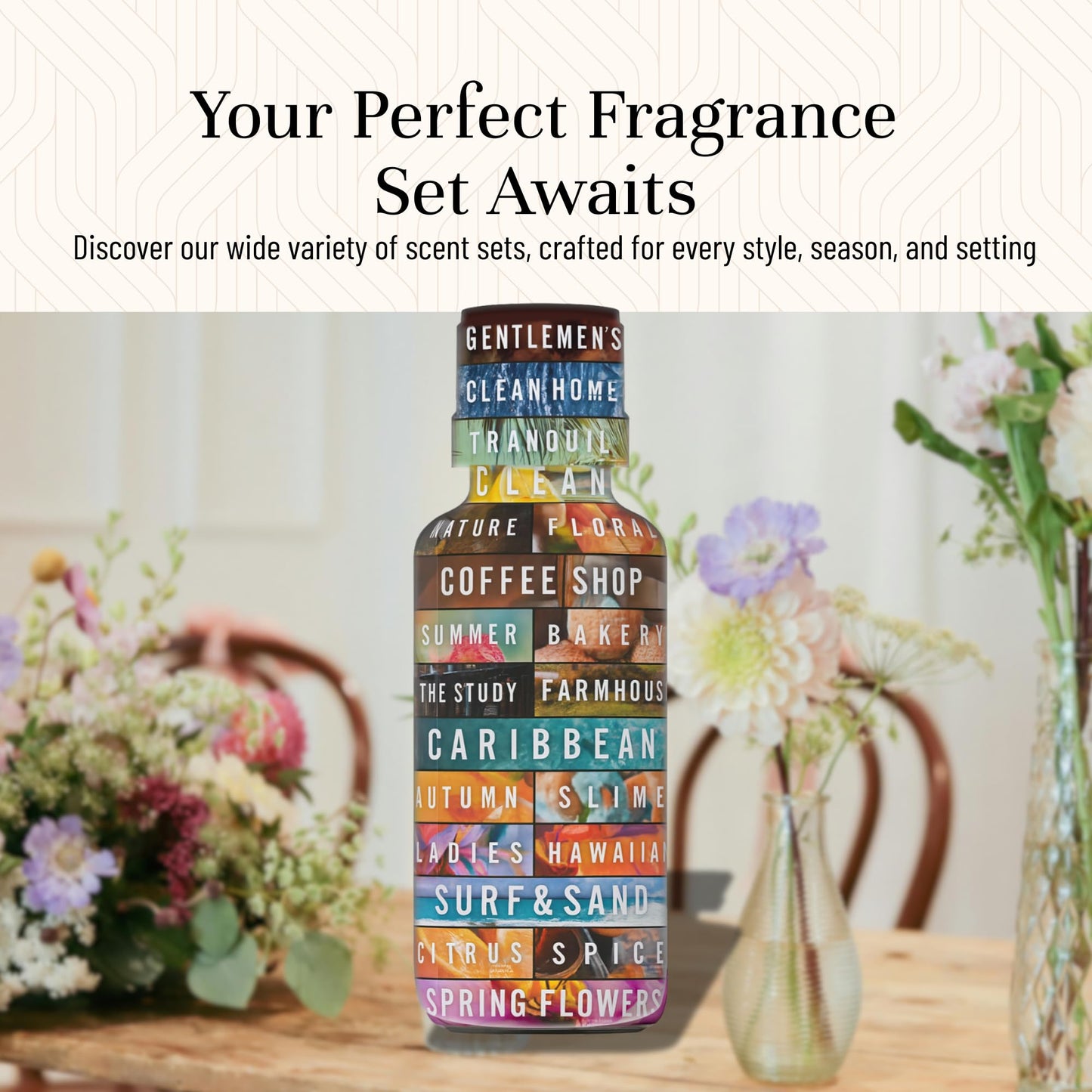 P&J Trading Floral Fragrance Oil Set โ Violet, Jasmine, Rose, Lilac, Freesia & Gardenia