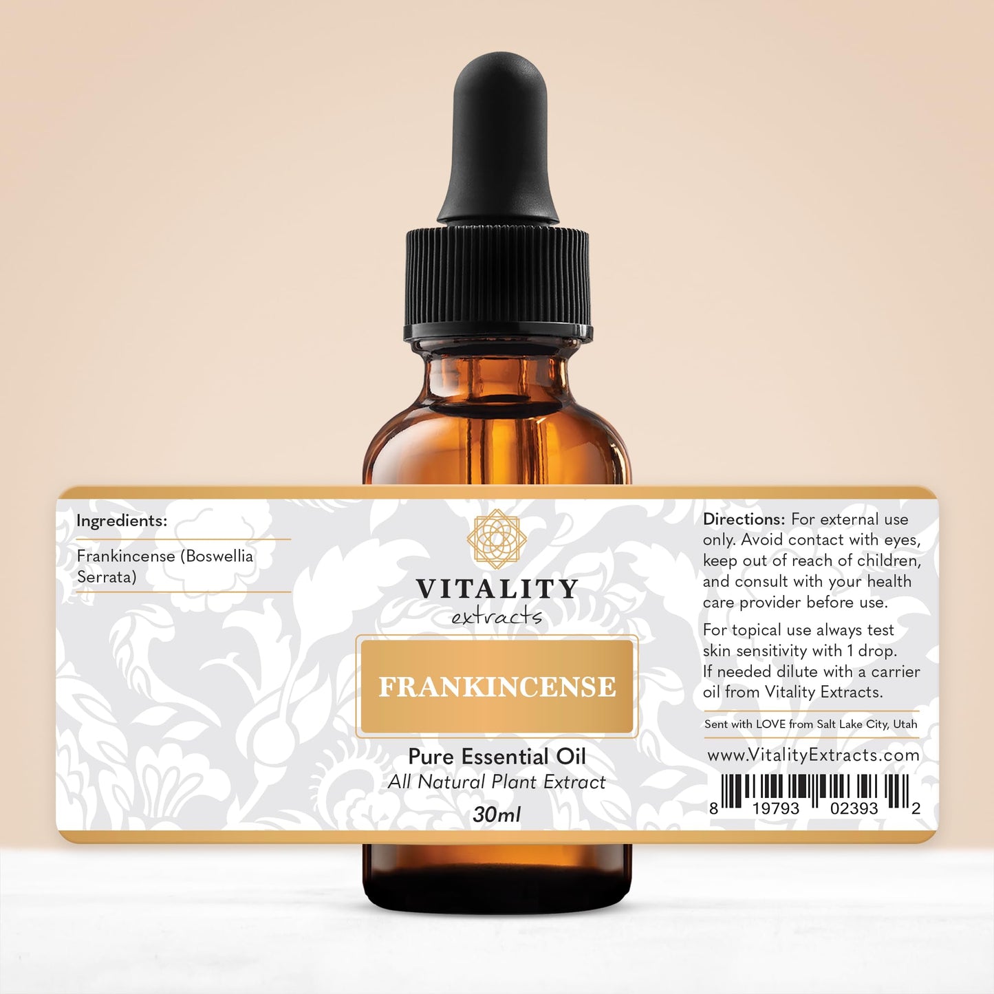 Vitality Extracts Frankincense Essential Oil 30ml | Aromatherapy, Skin Care
