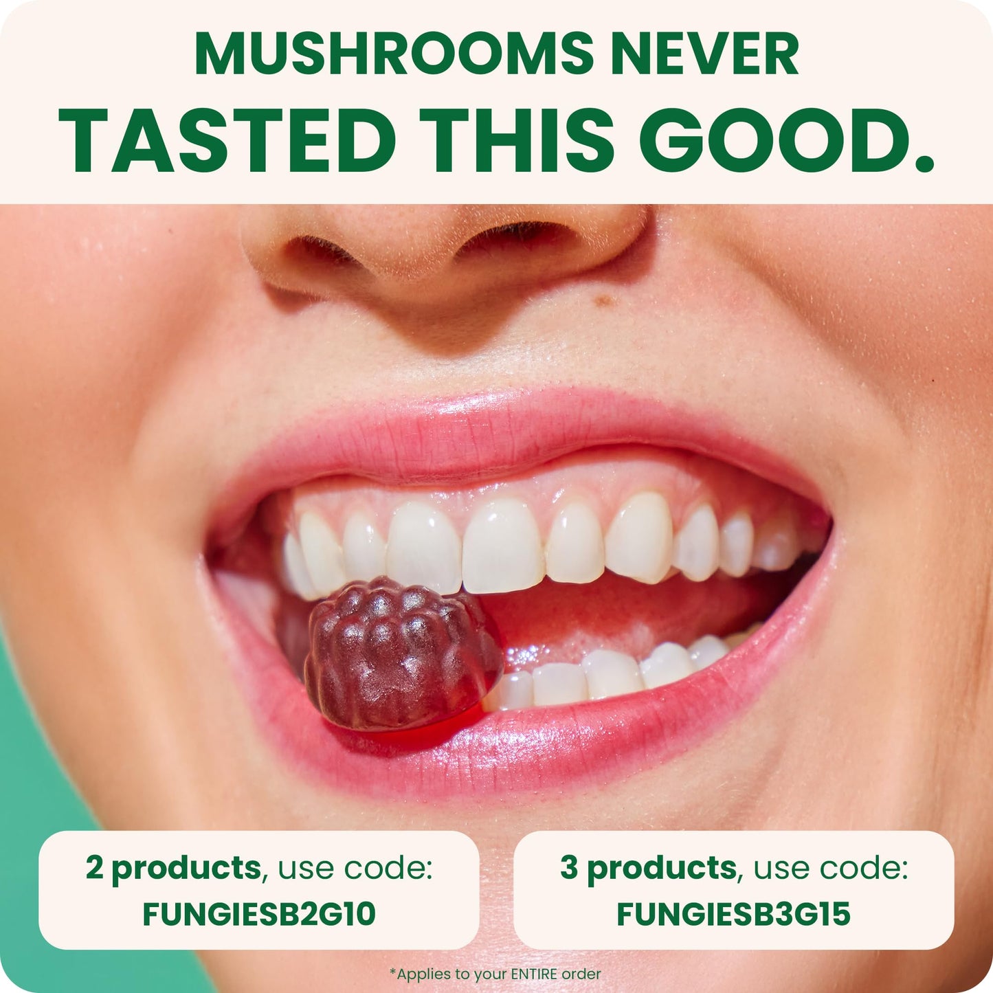 Fungies Lion's Mane Gummies โ Mixed Blueberry & Strawberry, 60 Servings | Brain Health & Focus