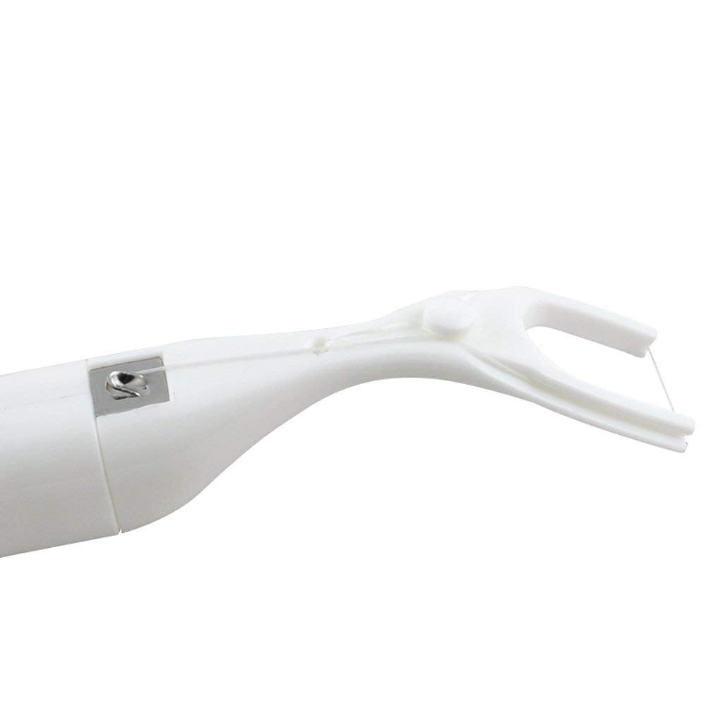 FveBzem Dental Floss Holder with 50m Waxed Floss โ Ergonomic Interdental Tool