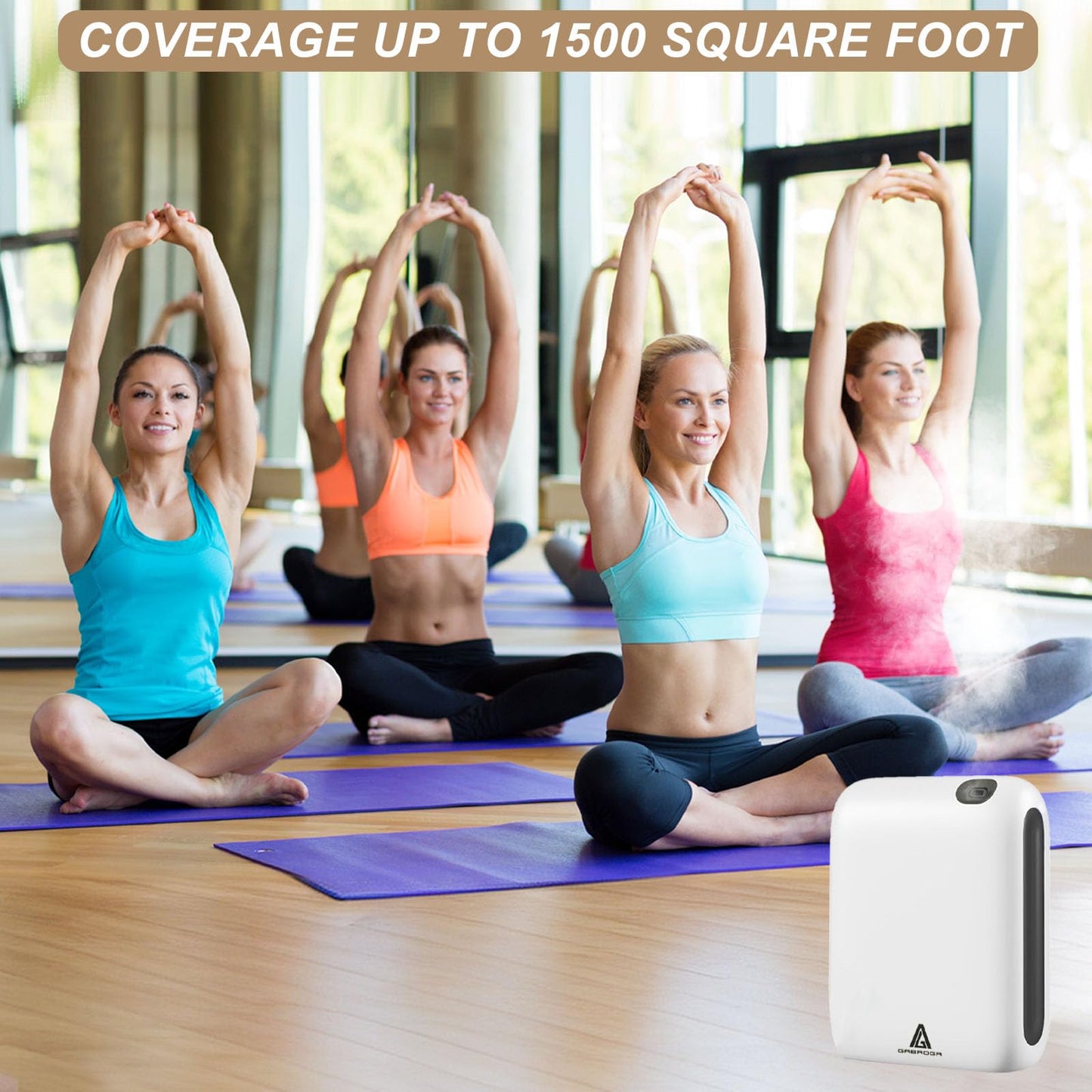 GABROGA Smart Scent Air Machine β 1500 Sq Ft Coverage, Cold-Air Diffusion, App-Controlled Waterless Diffuser