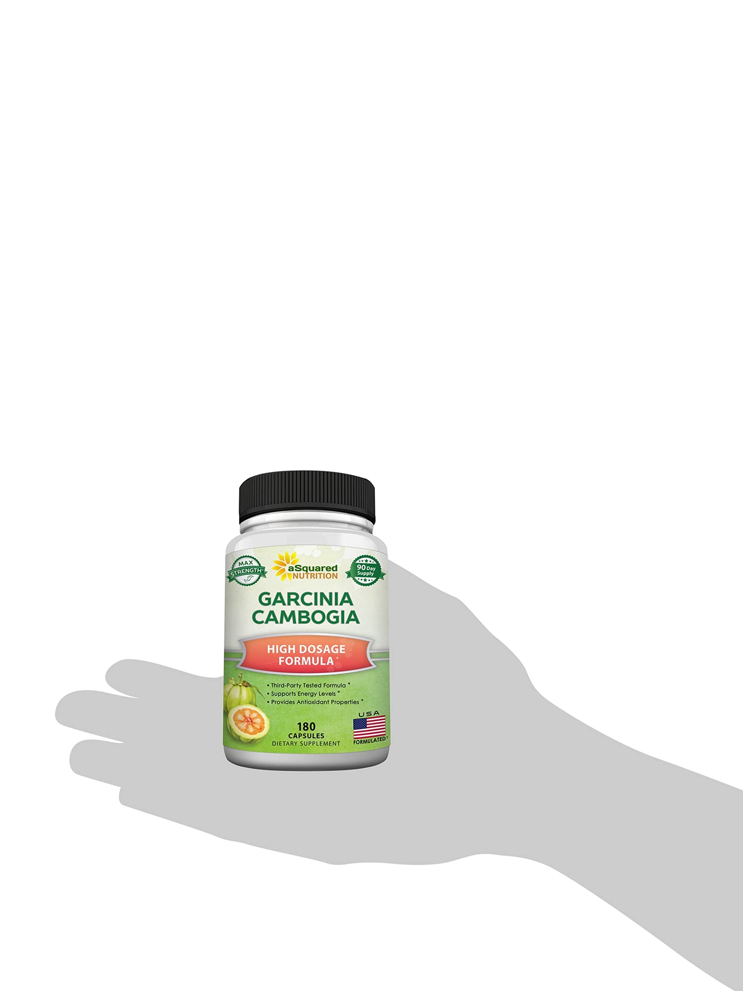 aSquared Garcinia Cambogia 1600mg โ 180 Capsules | Ultra HCA