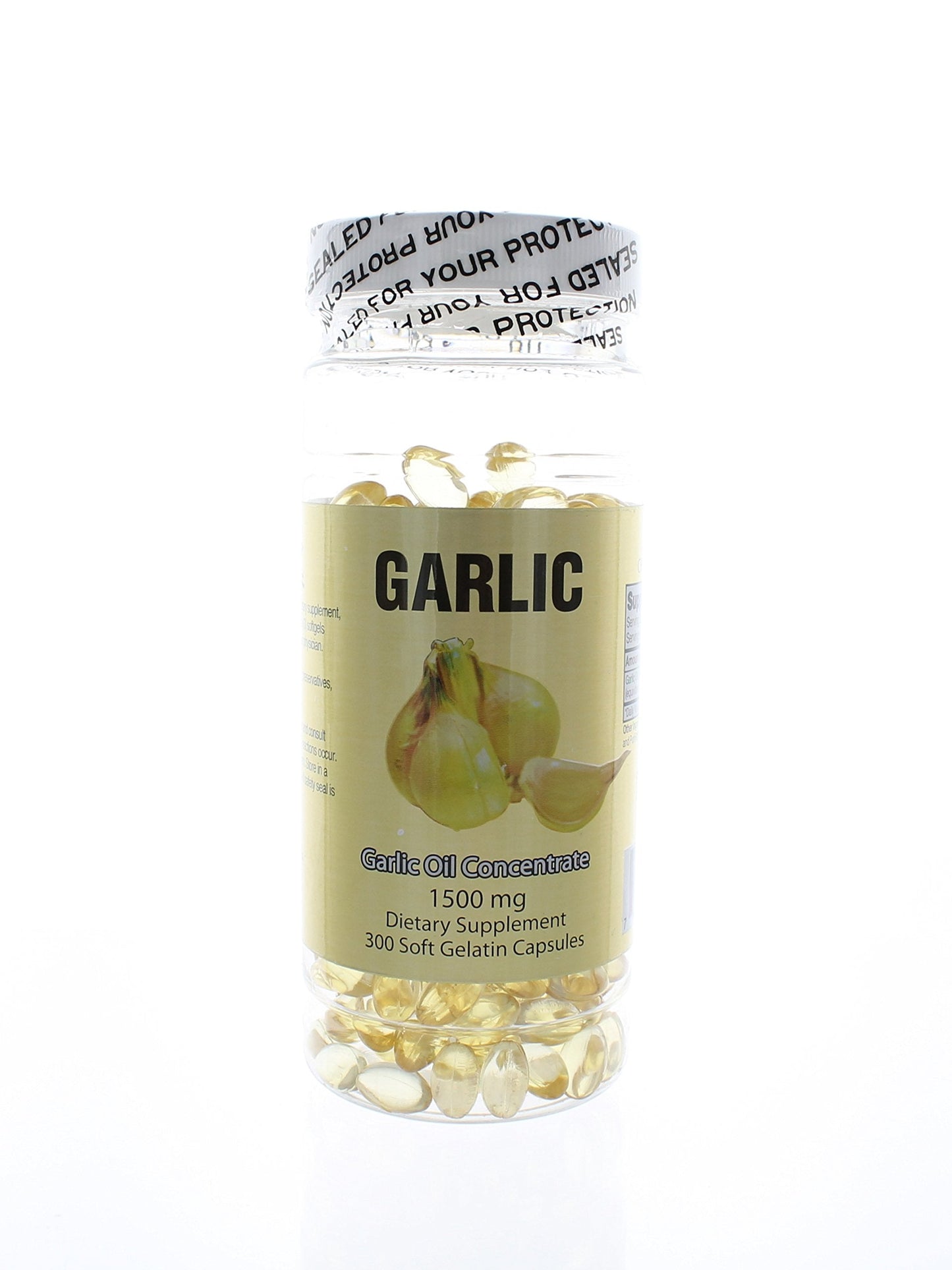 Garlic Oil Concentrate 3 MG (1500:1) โ 300 Capsules | Cholesterol Free | New Item