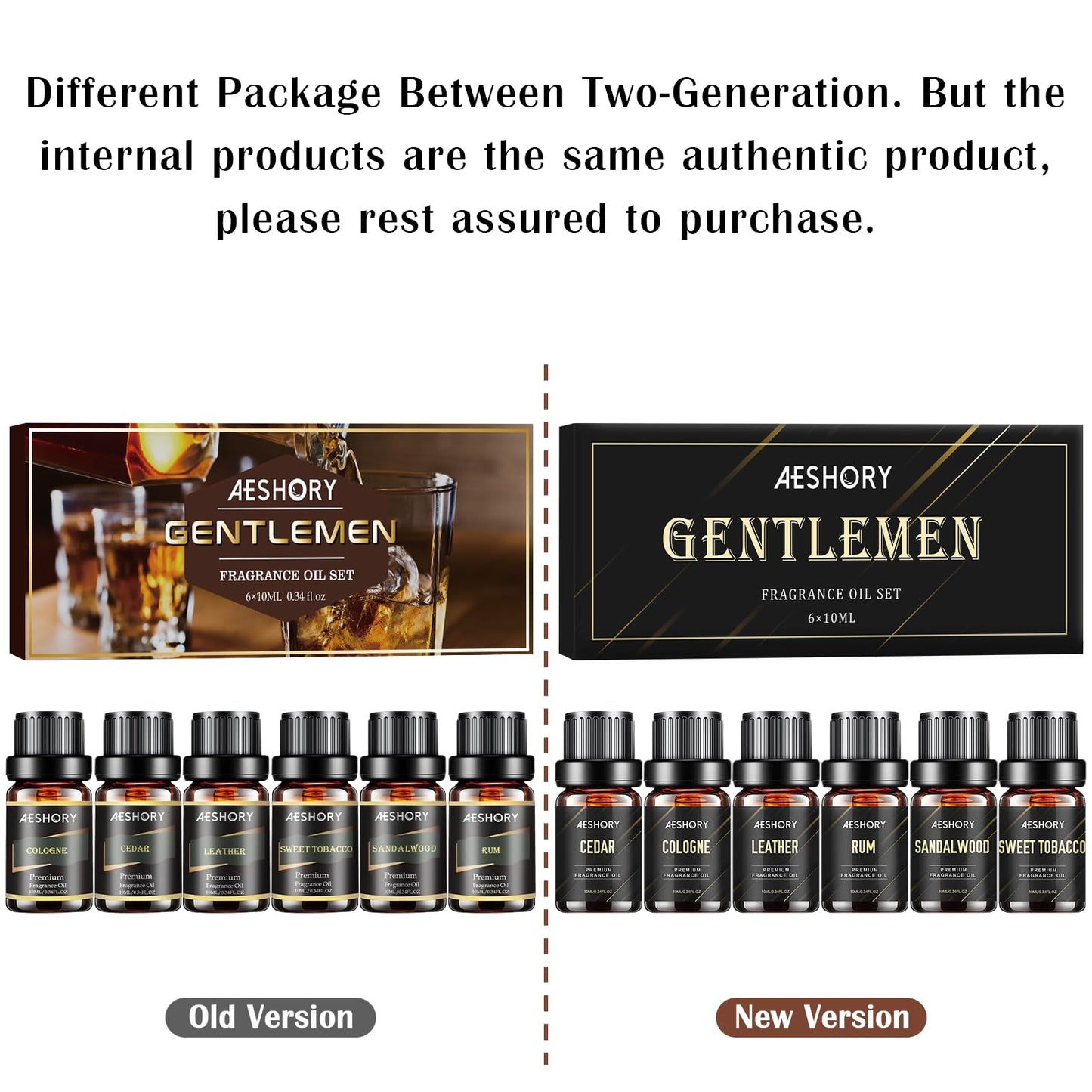 Gentlemen's Essential Oils Set โ 6x10ml Fragrance Oils for Candle & Diffuser