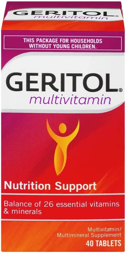 Geritol Complete Tablets โ 100 Count (Pack of 3) | Multivitamin Supplement