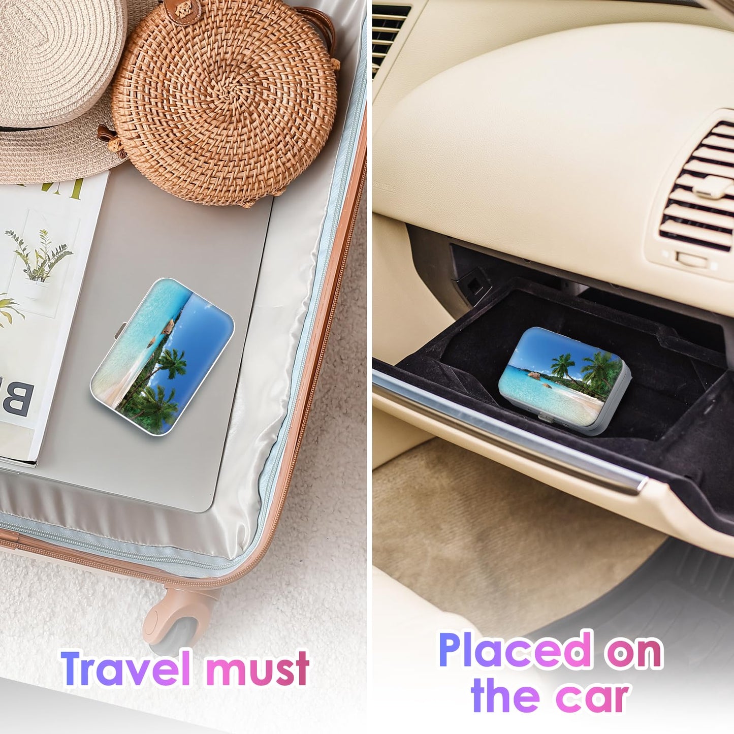 Gerkia Dental Floss Portable Case โ Travel Dispenser for Floss Picks