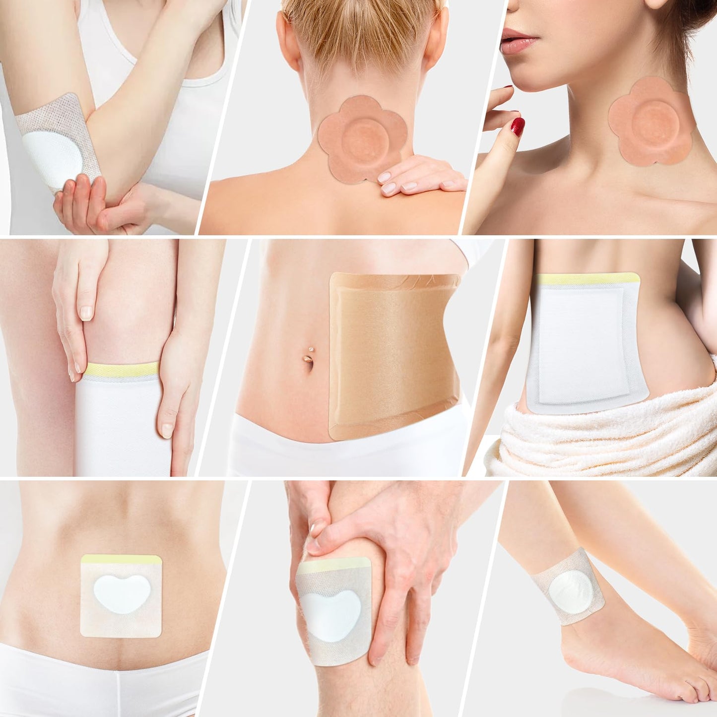 Castor Oil Patches Kit โ 50 Patches + 8oz Organic Cold-Pressed Castor Oil