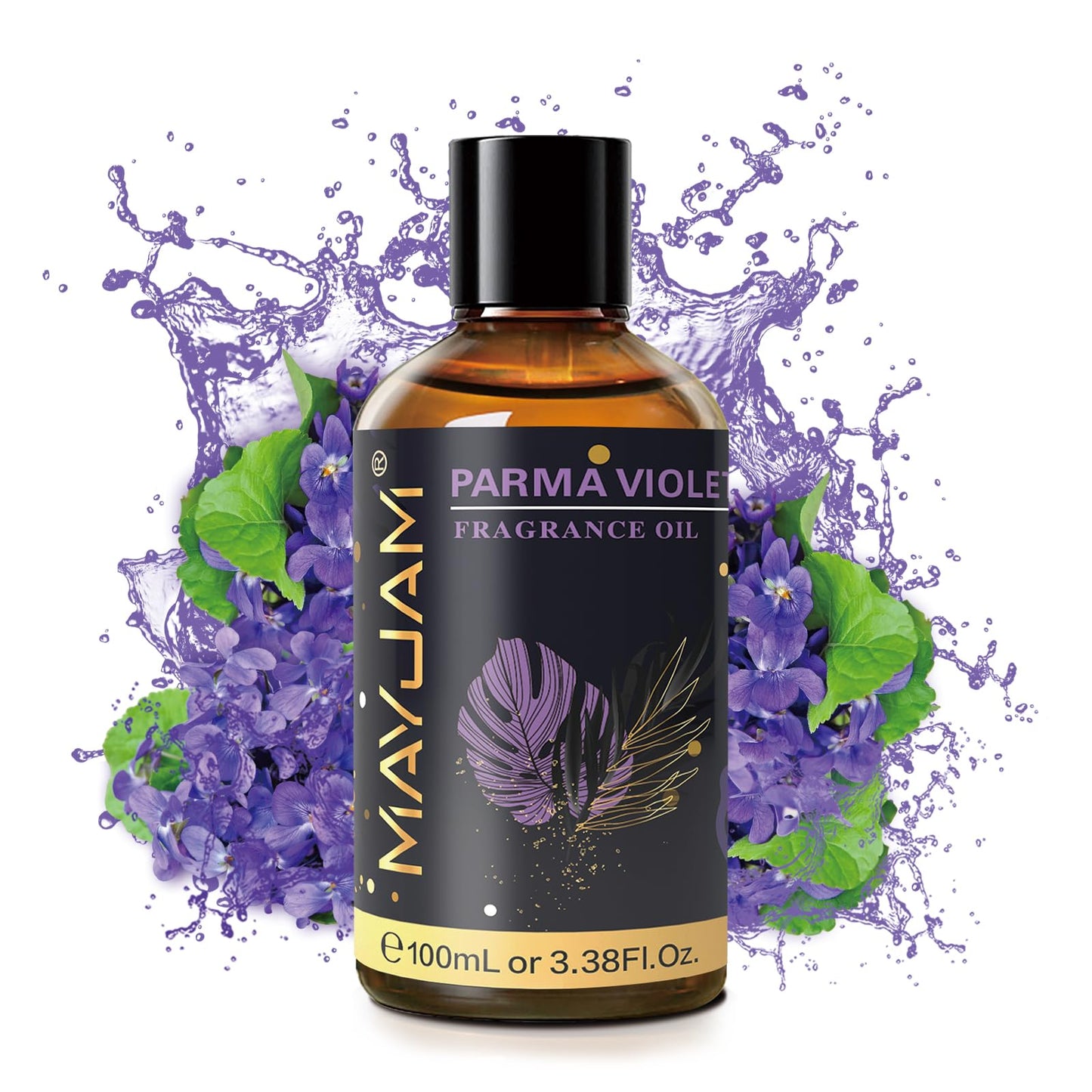 MAYJAM Parma Violet Fragrance Oil 100ml โ Glass Dropper for Diffusers